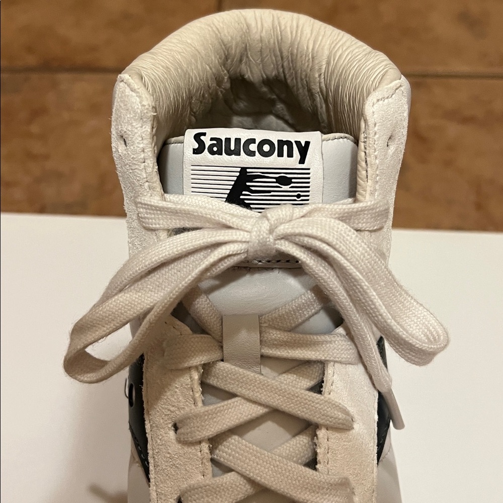 Saucony Originals Jazz Court High - White and Navy
Unisex Men’s 7 Women’s 8.5 - Picture 6 of 7
